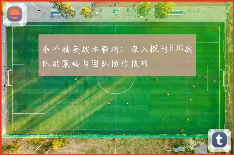 和平精英战术解析：深入探讨EDG战队的策略与团队协作技巧